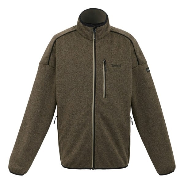 Regatta Mens Kames Full Zip Fleece Jacket - Treetop/Golden Sand