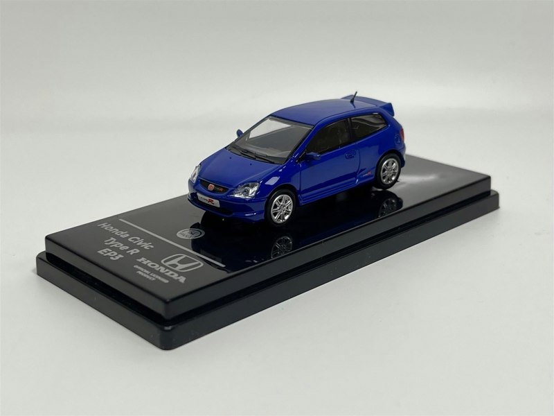 Paragon Honda Civic 2001 Type R EP3 Vivid Blue Pearl LHD 1:64 55346