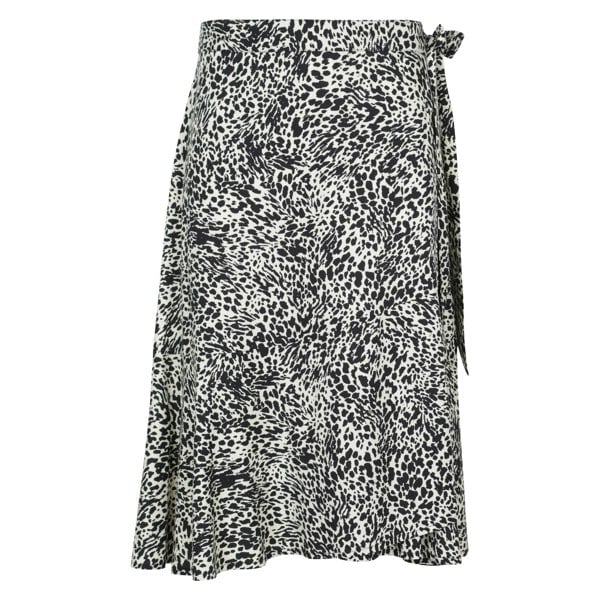 Mountain Warehouse Womens Papamoa Animal Print Wrap Skirt - Monochrome