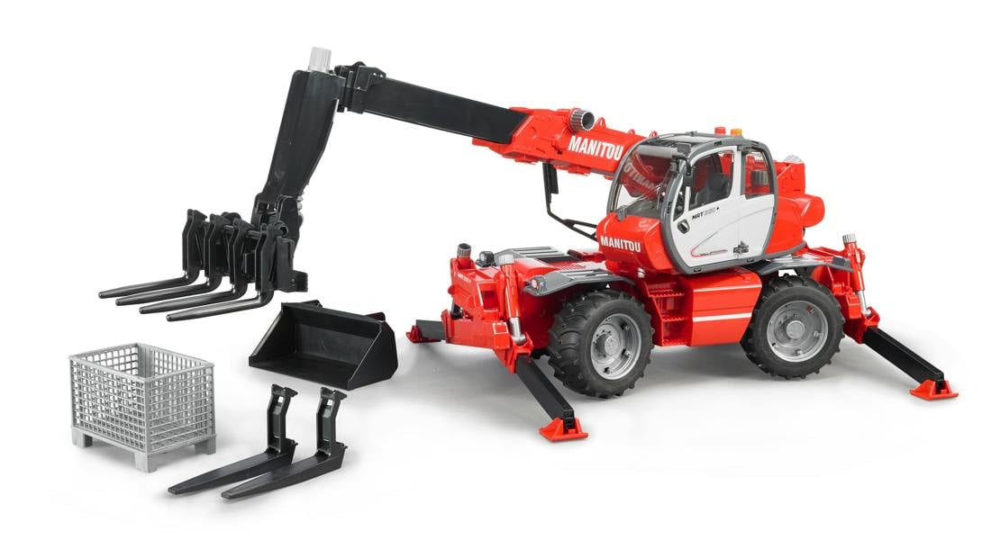 Bruder Manitou Telescopic forklift MRT 2150 with accessories Industrial Forklift Model