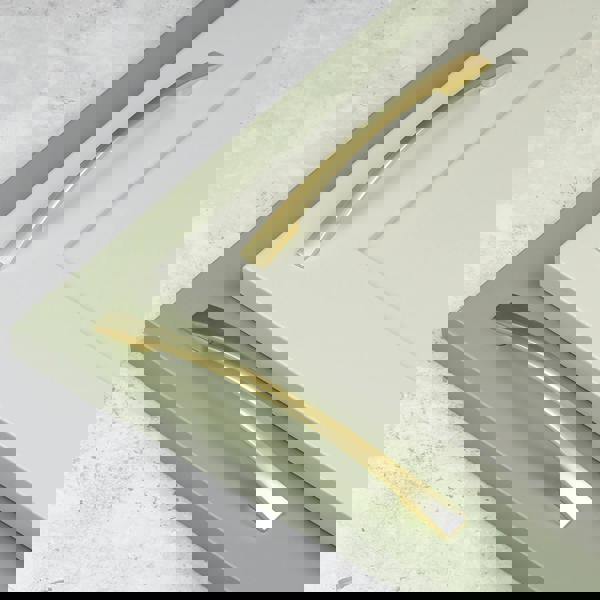 Handle & Home Brushed Brass Bow Handles