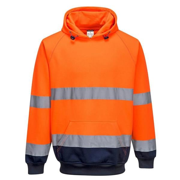 Hi-Vis Contrast Hoodie Portwest