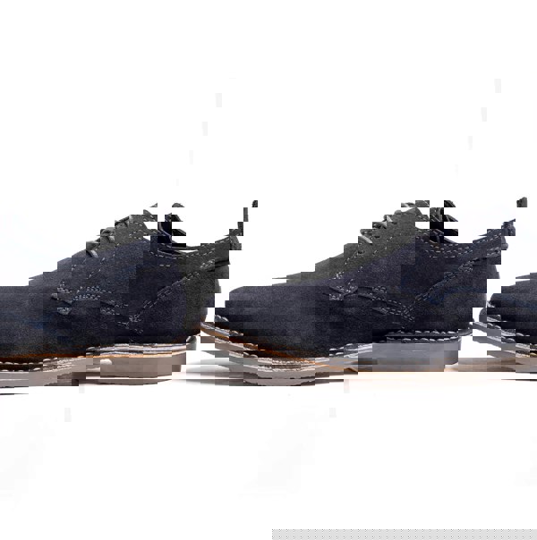 Popps JONAS Mens Suede Desert Shoes Navy