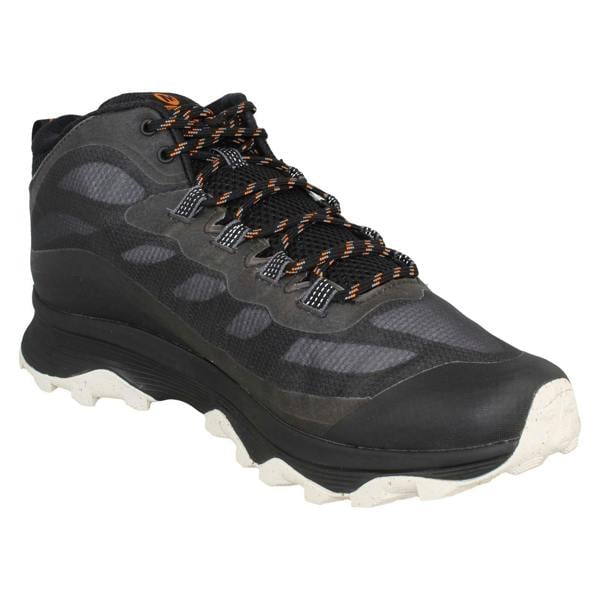Merrell Mens Gore-Tex With A Vibram Sole Walking Boots Moab Speed Mid GTX