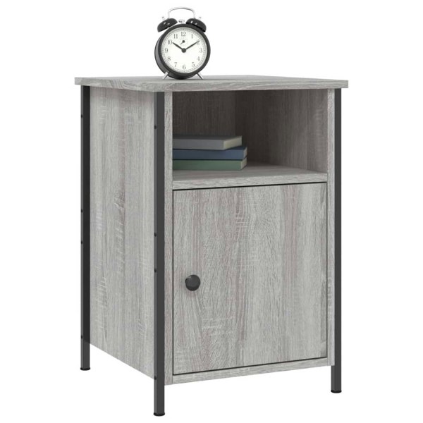 Berkfield Bedside Cabinets 2 pcs Grey Sonoma 40x42x60 cm Engineered Wood