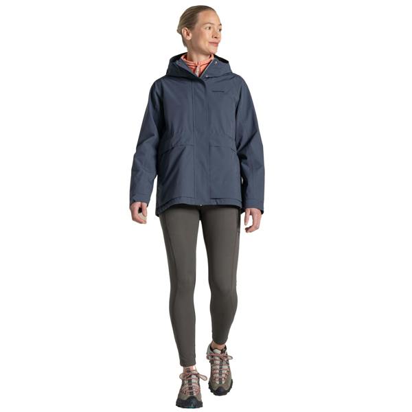 Craghoppers Womens/Ladies National Trust Cinquefoil Waterproof Jacket - Anthracite - 