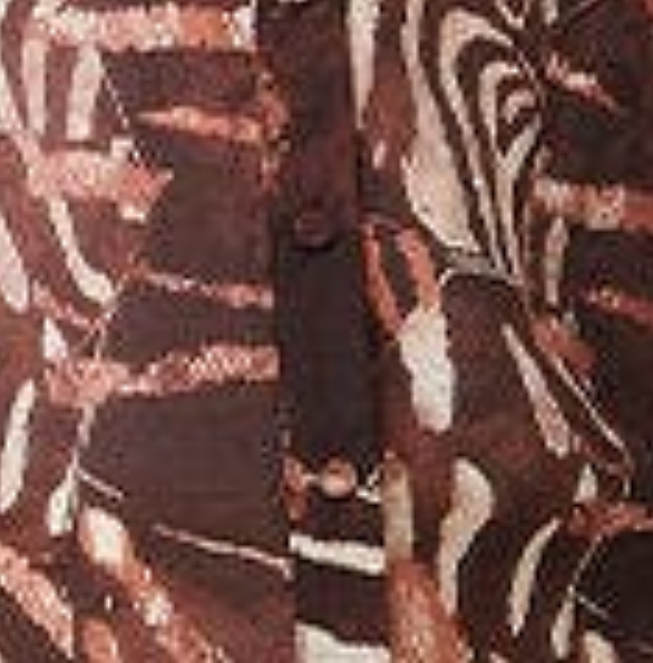 Izabel London Animal Print Long Balloon Sleeve Shirt