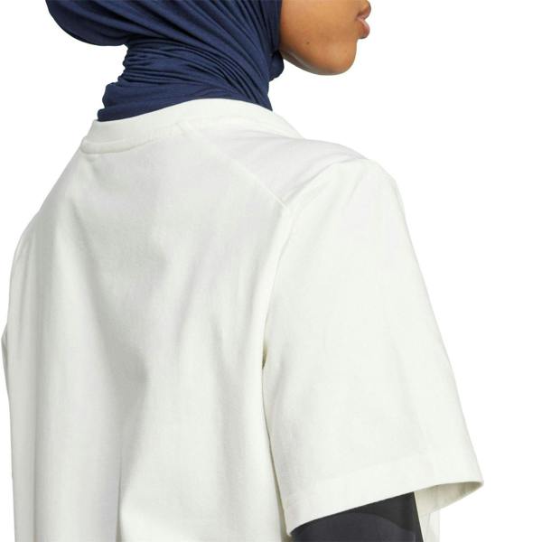 Adidas Womens/Ladies Doodle Surf T-Shirt - Off White - 