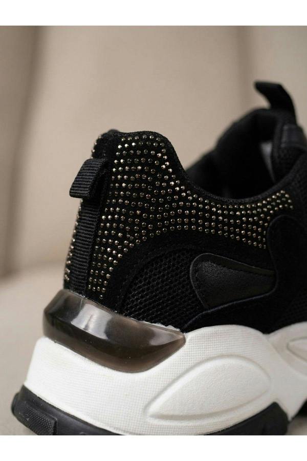 Ivy Studded Chunky Trainers - White