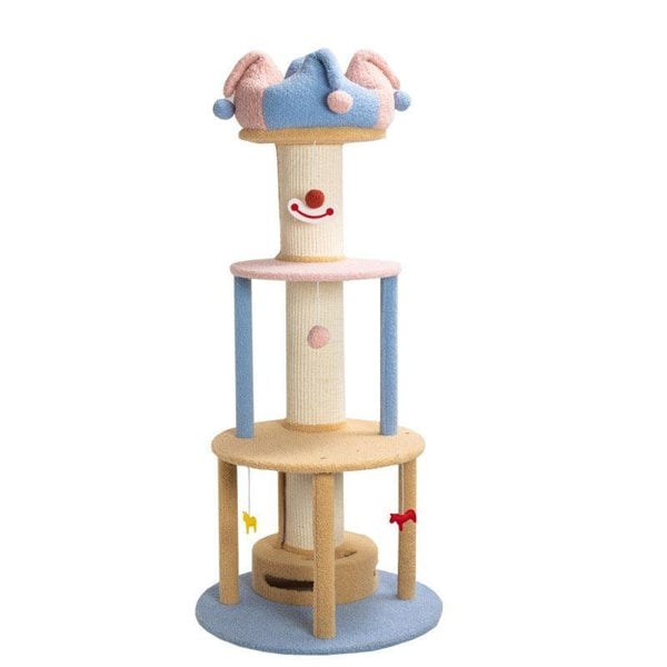 Lori Cat Climber, Cat Tree, Coral Fleece-Weilai Concept-B-Weilai Concept