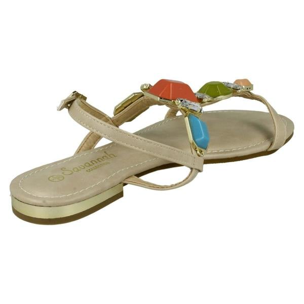Savannah Ladies Savannah Toe Post Sandal