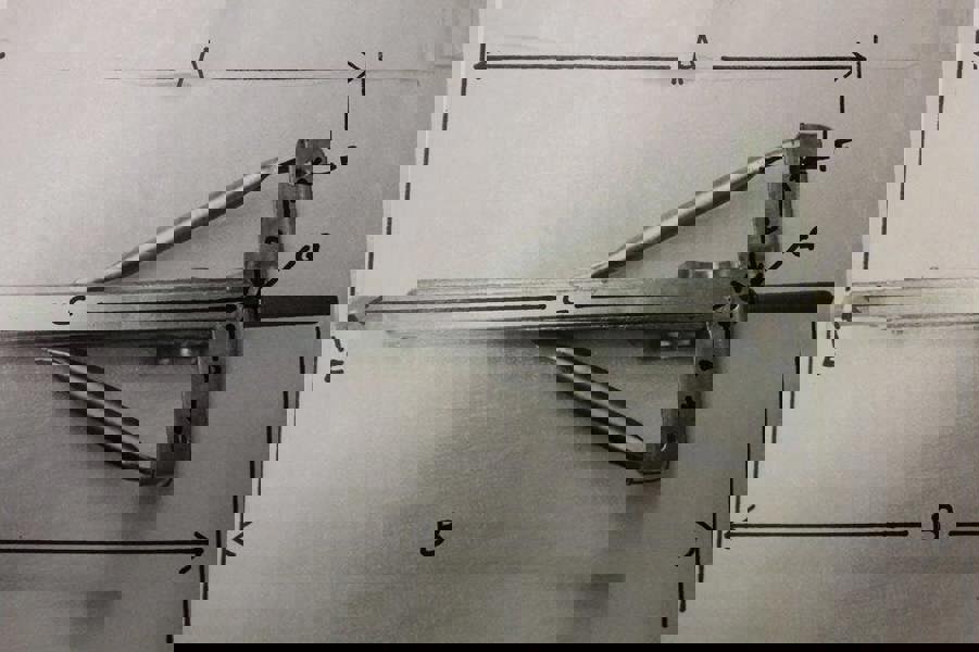 Galvanised Corner Steady Jack Leg 29" (Caravan Steadies Trailer Support)