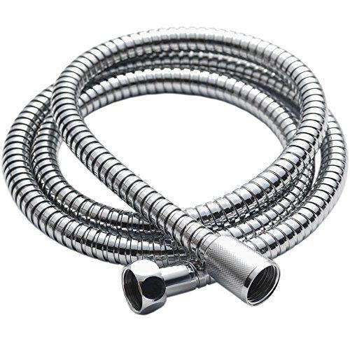 1st choice: Chrome Shower Bath Hose Flexible Stainless Steel Replacement Pipe 1 Meter