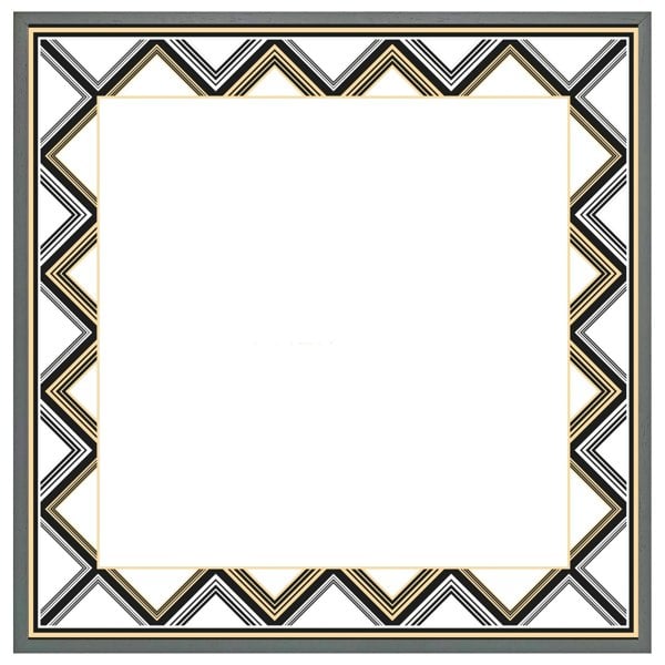 Benjamin Tate Design Art deco patterned border (picture Frame)