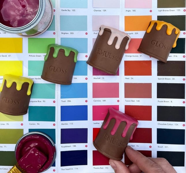 CHOC ON CHOC Dripping Chocolate Paint Pots