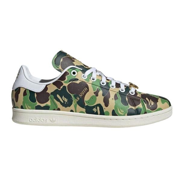 Adidas Mens Stan Smith Leather Trainers - White - 