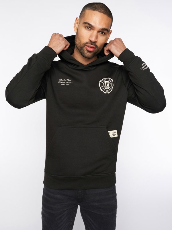 Duck and Cover Keyaan Hoodie - Black