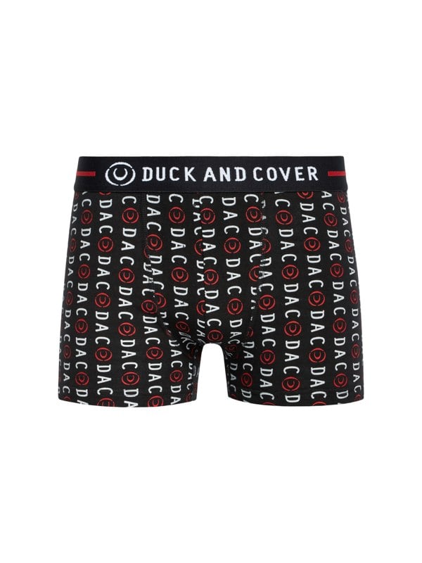 Duck and Cover Stamper 2 Boxer Shorts 3pk Black