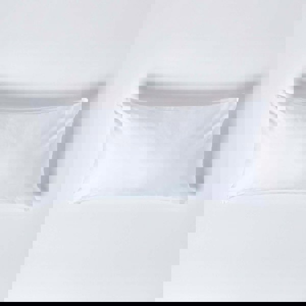 HOMESCAPES Premium 1000 TC Egyptian Cotton Sateen Weave Pillowcase, European Size