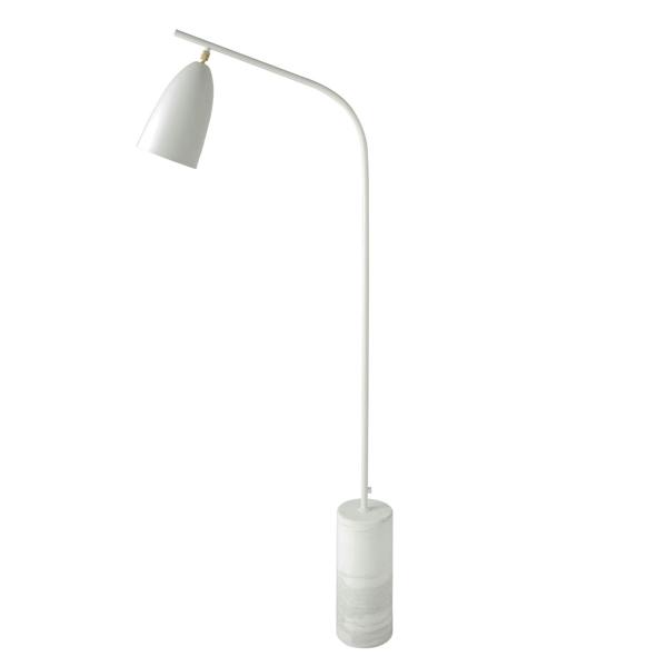 Angel Cerdá Marble and White Steel Floor Lamp 8036