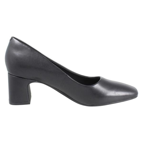 Clarks Ladies Clarks Square Toe Block Heeled Court Shoes Fernie Court