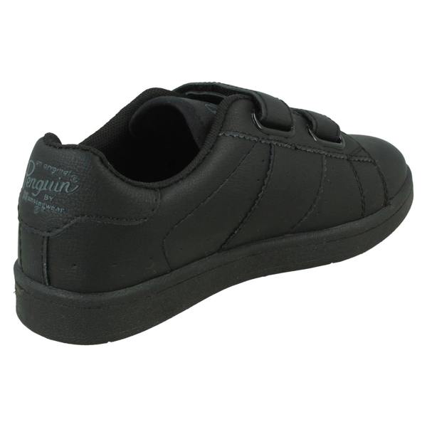 Penguin Boys Penguin Formal Trainers School Shoes Marble PEN4042