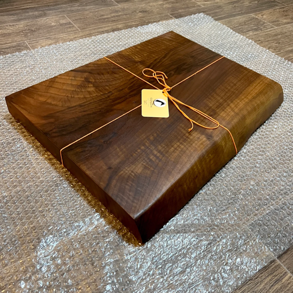 Giraffes & Craftz Walnut Live Edge Chopping Block