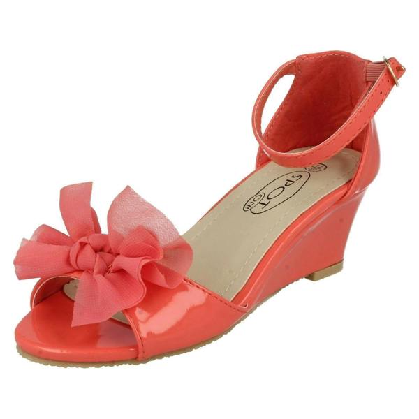 Spot On Girls Spot On Summer Wedge Sandals