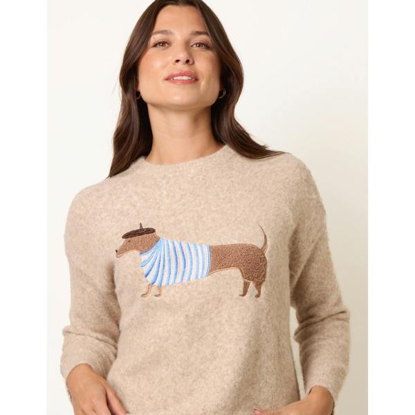Blue Vanilla Dog Knit Jumper