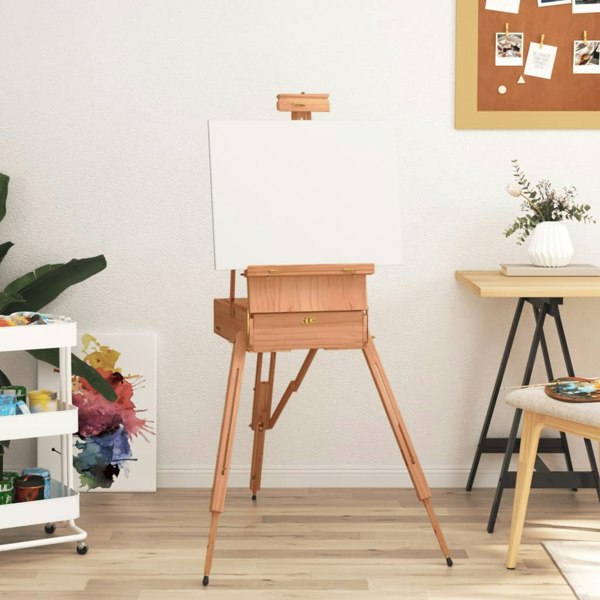 Berkfield Easel Stand 81x121x173 cm Solid Beech Wood