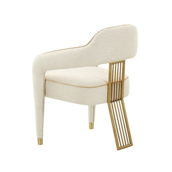 Furniture Edit Corralis Cream Boucle Dining Chair