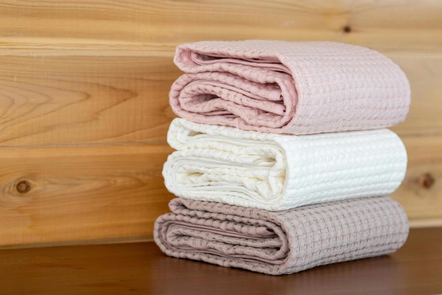 Lulujo - Waffle Blanket - Sand