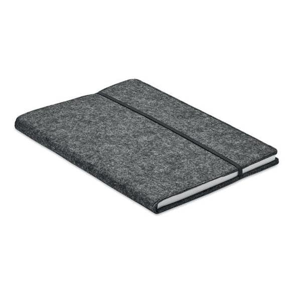 MidOcean Feltbook A5 Notebook - Stone Grey - 