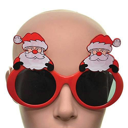 Red Santa Novelty Glasses Christmas Fancy Dress Accessory for Kids and Adults image 3