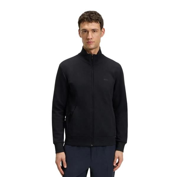 Boss Mens Skaz Full Zip Sweatshirt - Dark Blue - 