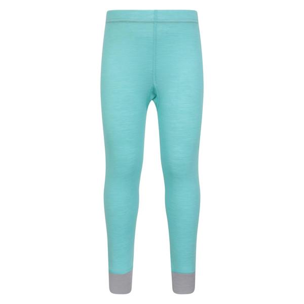 Mountain Warehouse Childrens/Kids II Merino Wool Base Layer Bottoms - Mint - 