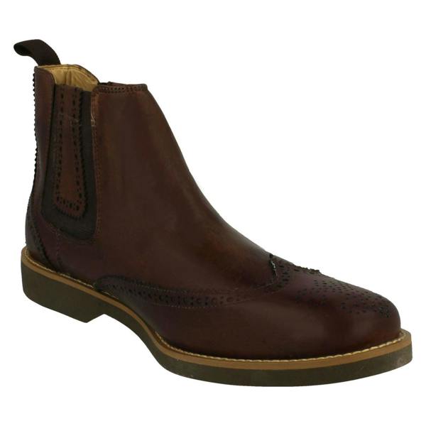 ANATOMIC Mens Anatomic Slip On Ankle Boots Gustavo
