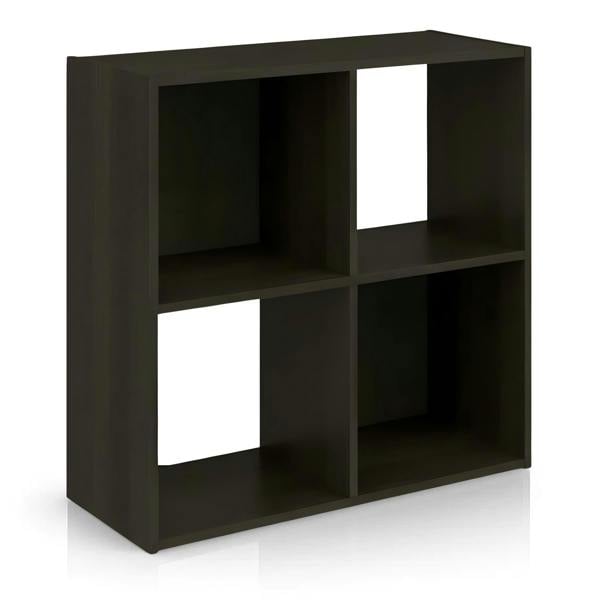 WALPLUS Pelli Cubic Storage Cabinet, 2x2, Espresso designed for practical home storage