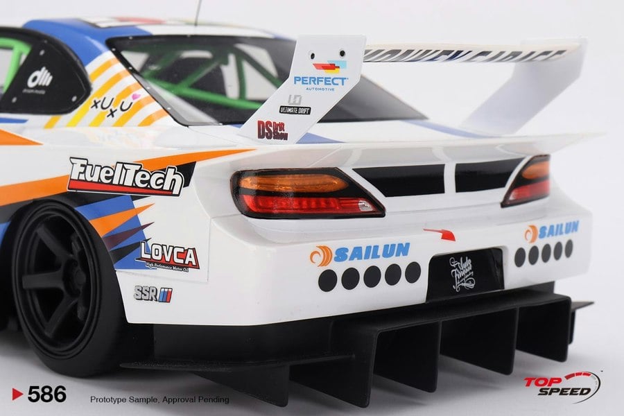 TSM Nissan LB-Super Silhouette S15 Silvia #555 2023 Form Drift Japan 1:18 TS0586