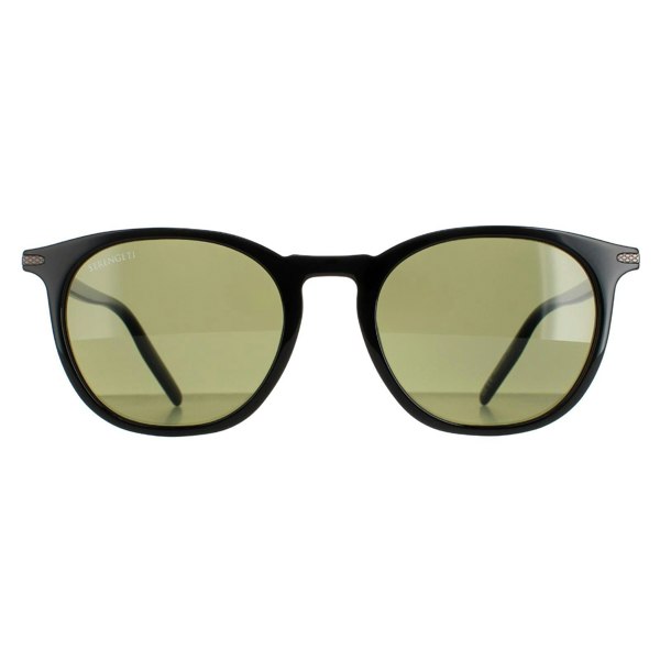 Serengeti Sunglasses Arlie 8935 Shiny Black Mineral Polarized 555nm