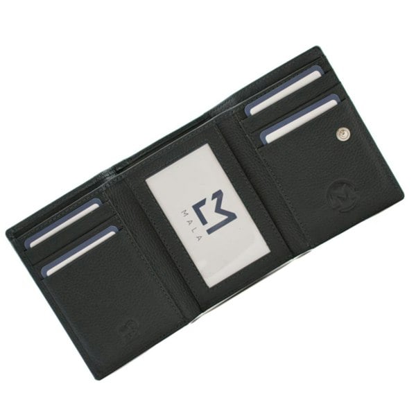 Mala Leather Meowfia Cats Leather Tri-Fold Purse