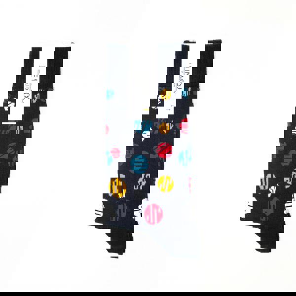 Jemsox Line Spot Design Mens Socks – Organic Cotton Crew