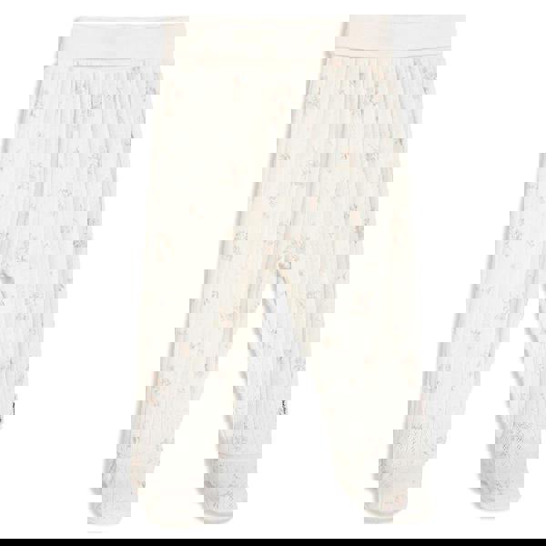 Mini Cuddles Baby Girls Floral Print 2pc Set, Off-White