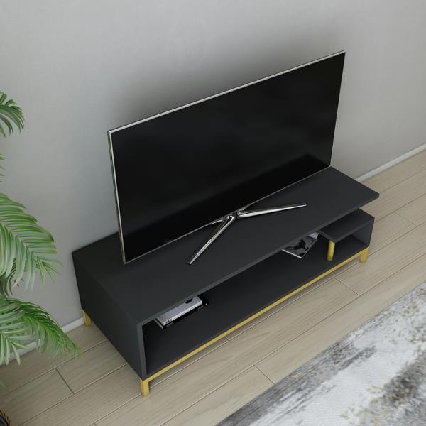 Decorotika Reilly Modern Tv Stand TV Cabinet for TV's up to 55"