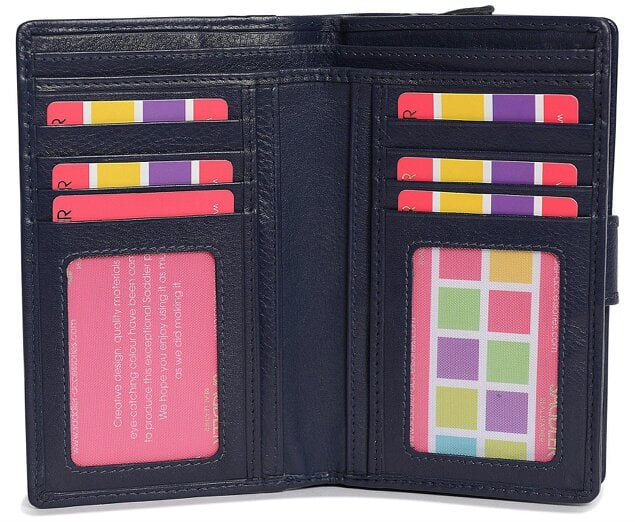 SADDLER Mid-Size Leather Purse Wallet  "Holly" – Handmade by Saddler | RFID Protected & Gift Boxed