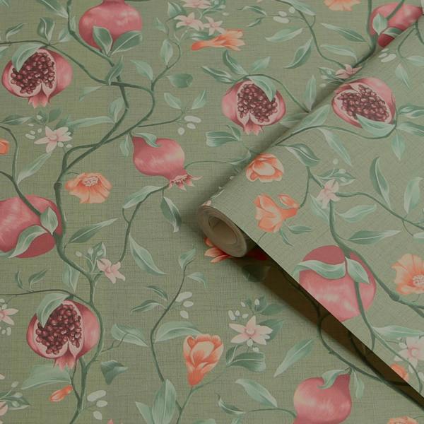 Superfresco Easy Amber Sage Wallpaper