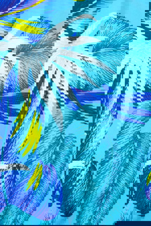 Blue Leaf Swimsuit Pattern