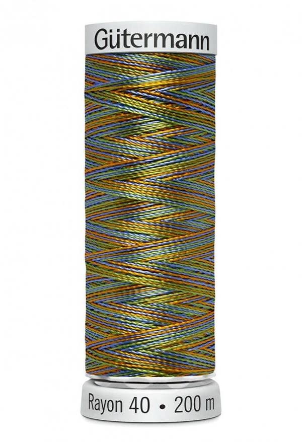 Gutermann No 40 Sulky Rayon Embroidery Thread 200m Rayon Thread Suitable For Embroidery