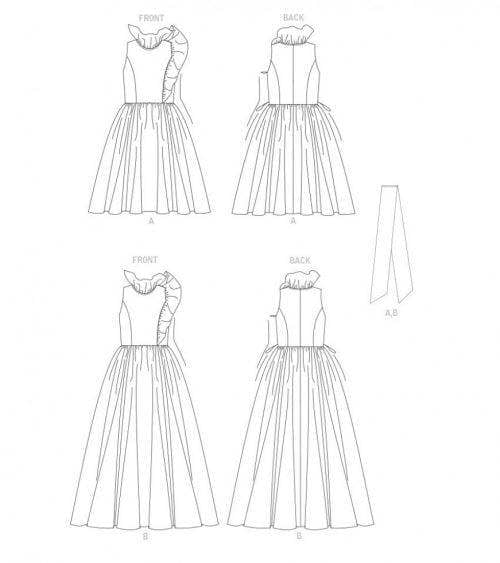 Vogue Sewing Pattern 1861, Dresses for Women, B5 (8-10-12-14-16) - Advanced