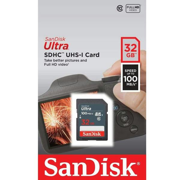SanDisk Ultra Lite SDHC 100MBs Class 10 UHS-I 32GB